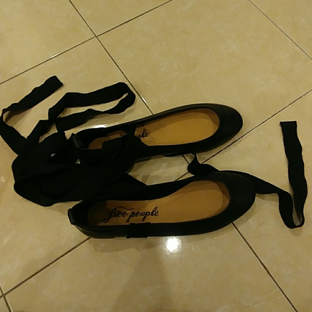 Free people degas wrap ballet flats - Picture 3 of 5